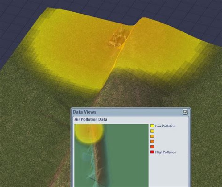 Do mountains, slopes, valleys, lakes and seas have any advantages or benefits in Simcity 4?