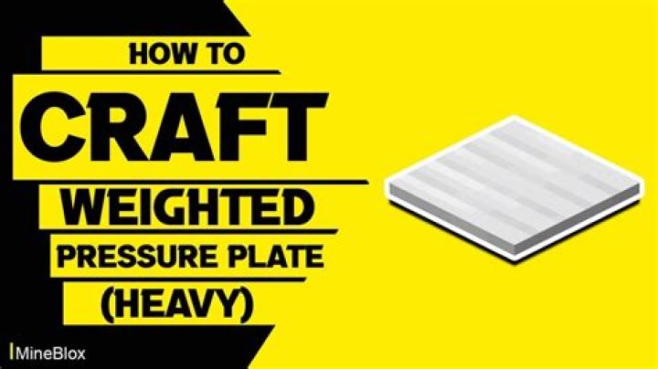 Does the iron weighted pressure plate work under blocks. If not? How can i get it to work?