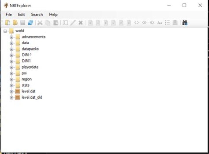 Editing ore/structure generation with NBTExplorer