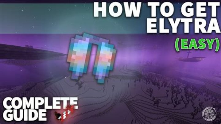 How do you get an elytra in minecraft