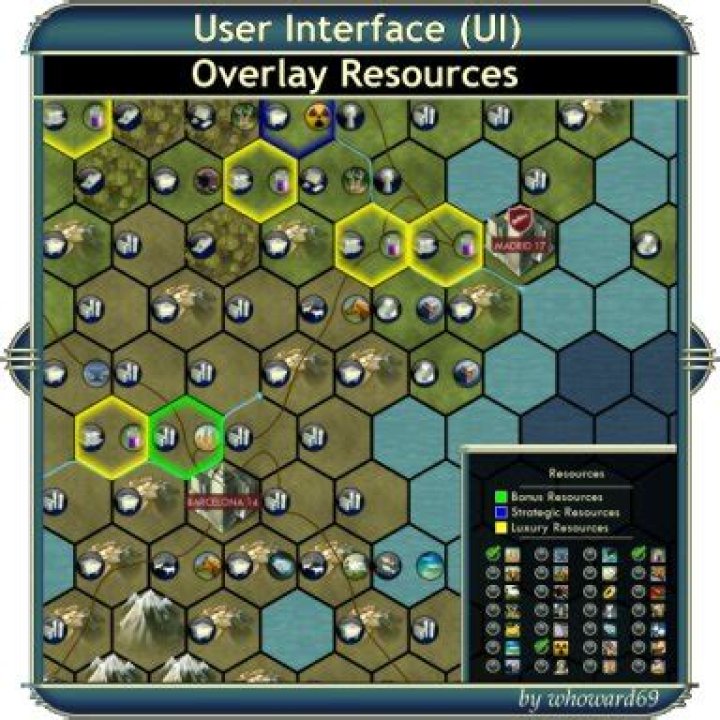 Is there a way to locate Strategic Resources on the map?