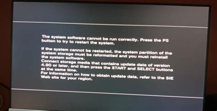 No video output on PS3, and cannot 'reset' output