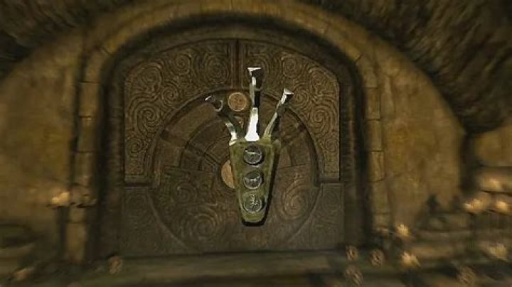 The World-Eater's Eyrie - Broken Ring Puzzle Door with Diamond Claw in Skuldafn Temple