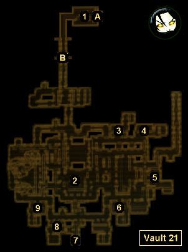 Where is the bed you rent in vault 21?